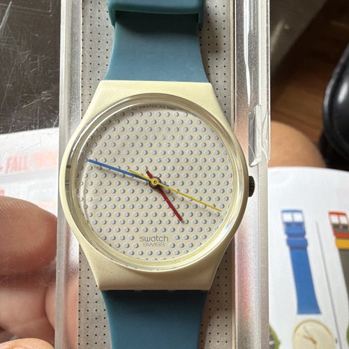 Swatch vintage ping pong - vintage, blu