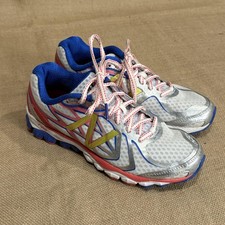 New Balance 1080 v4 Running Shoes Womens 7.5 Silver Blue N2 USA W1080WP4