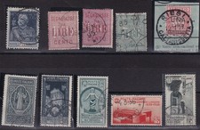 REGNO - Lotto di 10 esemplari alti valori o finali di serie - (7465)