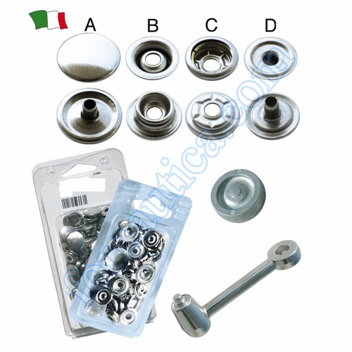 Bottoni acciaio inox per - bottoni,