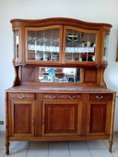 Mobili, massello, antiquariato, contro buffet, buffet, sala da pranzo, tavolo.