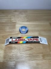 New Old Stock Vintage ROTEX Label Maker 3/8" Refill Tape Glossy Blue USA 144in!
