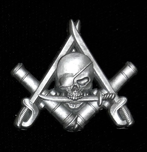 Spilla pirata massonica