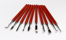 kit 10 incisori acciaio manico