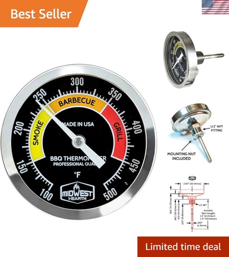 Termometro affumicatore bbq - termometro,