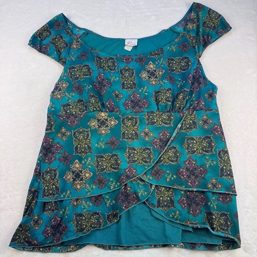 Vintage venezia teal medallion - teal,