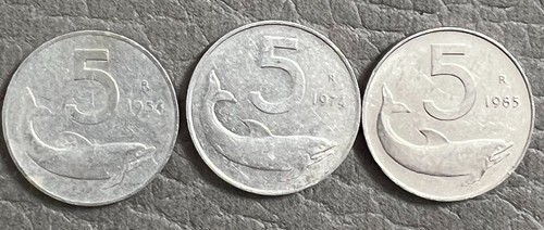 Monete lire italiane - monete,