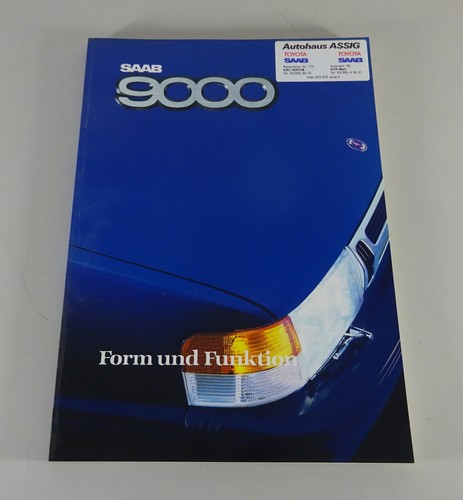 Brochure rivenditore saab 9000 - brochure,