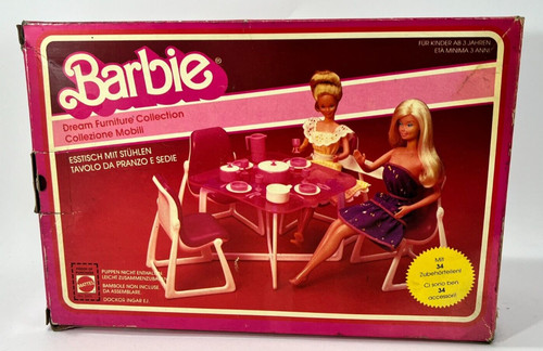 Barbie dining room - table, &