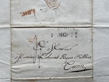 O) Lettera Prefilatelica Ivrea