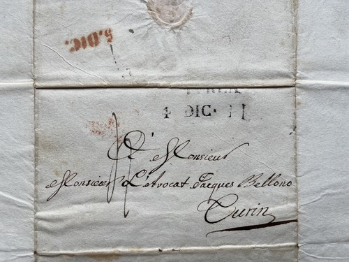 Lettera prefilatelica ivrea - o),