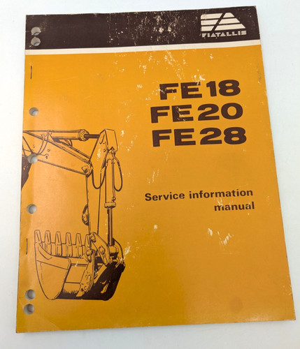 Fiat allis fe18 - fe18, fe20