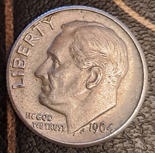 One dime 1964 pence in - 1964,