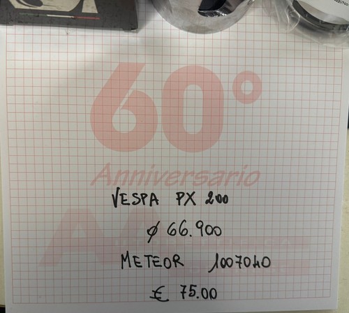 Pistone vespa px200 - pistone, meteor