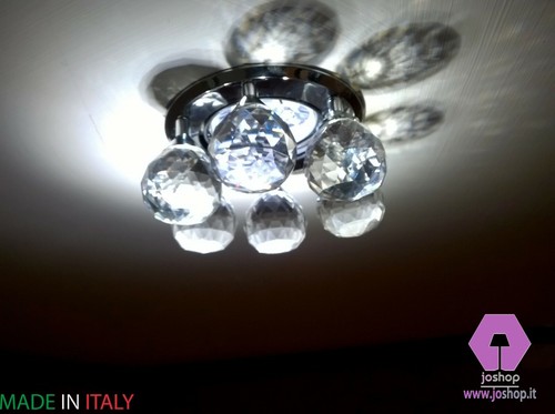 Faretto led incasso cristallo - faretto,