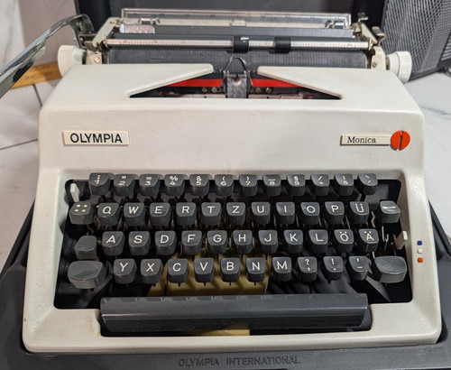Macchina scrivere portatile - macchina, da