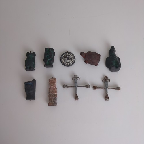 Lotto pendenti statuette - pendenti, e