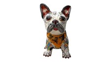 Talavera cane francese Bulldog