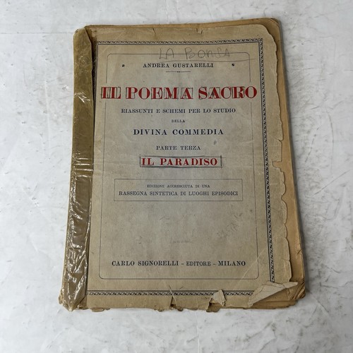 Poema sacro riassunti e - sacro,,