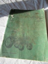 Manuale Operatore Trattore John Deere 2130 1972