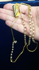 Collana vintage con perle di