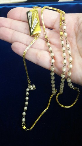 Collana vintage con perle - , di