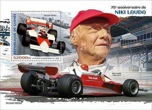 Francobolli niki lauda - francobolli, 75°