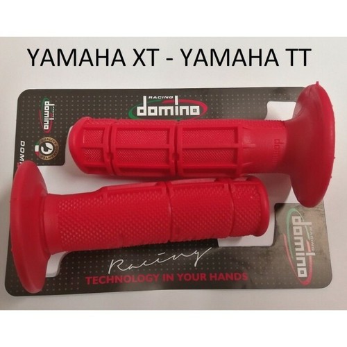 Coppia manopole domino - 1, rosse