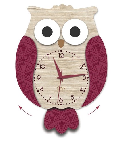 Orologio gufo con pendolo - orologio,