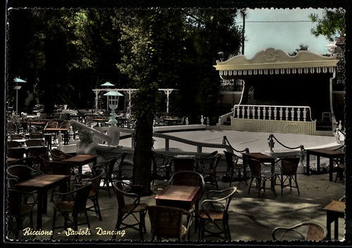 Cartolina riccione savioli - cartolina, riccione,