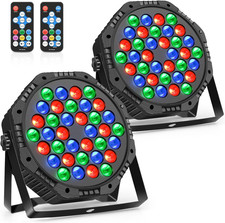 Faretti Rgb Con 36 Led, Luci Par a Led per DJ Discoteca Feste Eventi Live Concer