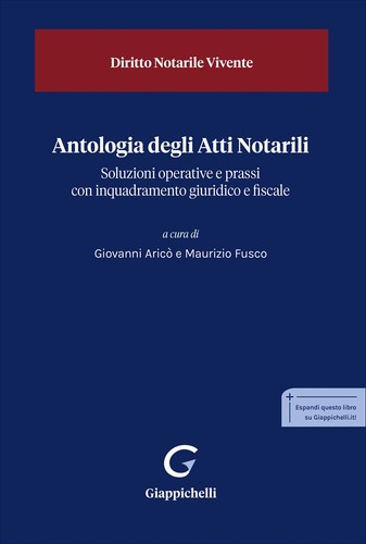 Antologia degli atti notarili - antologia,
