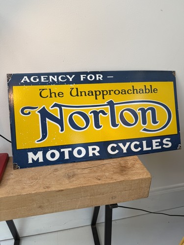 Norton vintage motorcycle 2ft - vintage,