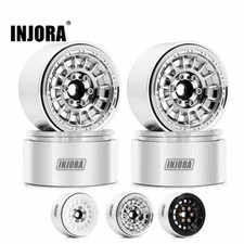 INJORA 1.9" Ruote Cerchio in Alluminio CNC Multiraggio per Crawler 1/10 SCX10 TX4 RC