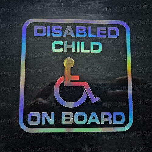Disabili bambino bordo auto - bambino, di