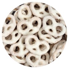 Pretzel ricoperti di yogurt