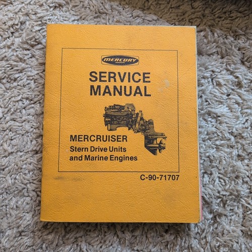 Mercury marine service - service, manual