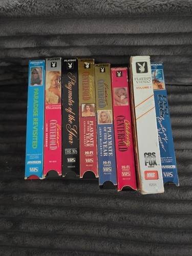 Vintage lot playboy vhs - of,