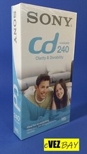 VHS - SONY cd 240 Clarity  -
