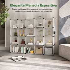 Libreria modulare trasparente - libreria,