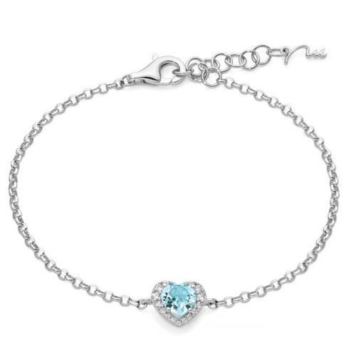 Bracciale donna miluna - bracciale, argento