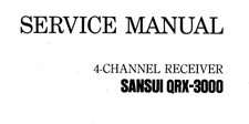 SANSUI QRX-3000, QRX-5001 Schematic Service Manual Schaltplan Schematique