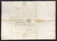 direzione di Roma lettera PREFILATELICA completa di testo 1842 bu.862