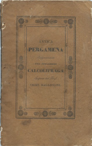 Baggiolini antica pergamena - baggiolini,
