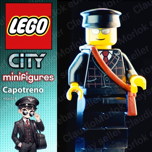 Lego capotreno minifigure - ⭐,