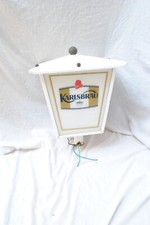 LANTERNA LAMPADA PUBBLICITARIA BIRRA BIRRERIA VINTAGE KARLSBRAU VINTAGE