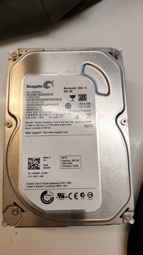 Seagate st3500418as barracuda - seagate,
