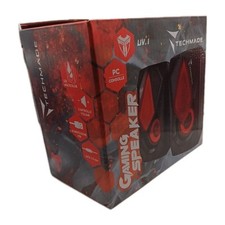 Techmade Gaming Speaker LIV.1Sistema Audio Stereo 2.0 con LED  Usb USB + Jack