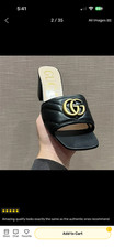 gucci double g sandals