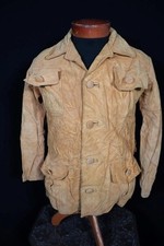 Giacca In Suede Marrone Dorato